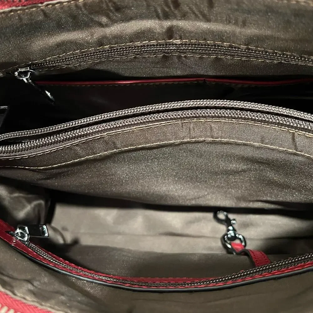 NWT Over Earth Leather Shoulder Hobo Bag Purse